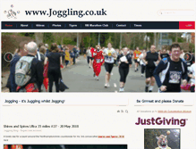 Tablet Screenshot of joggling.co.uk